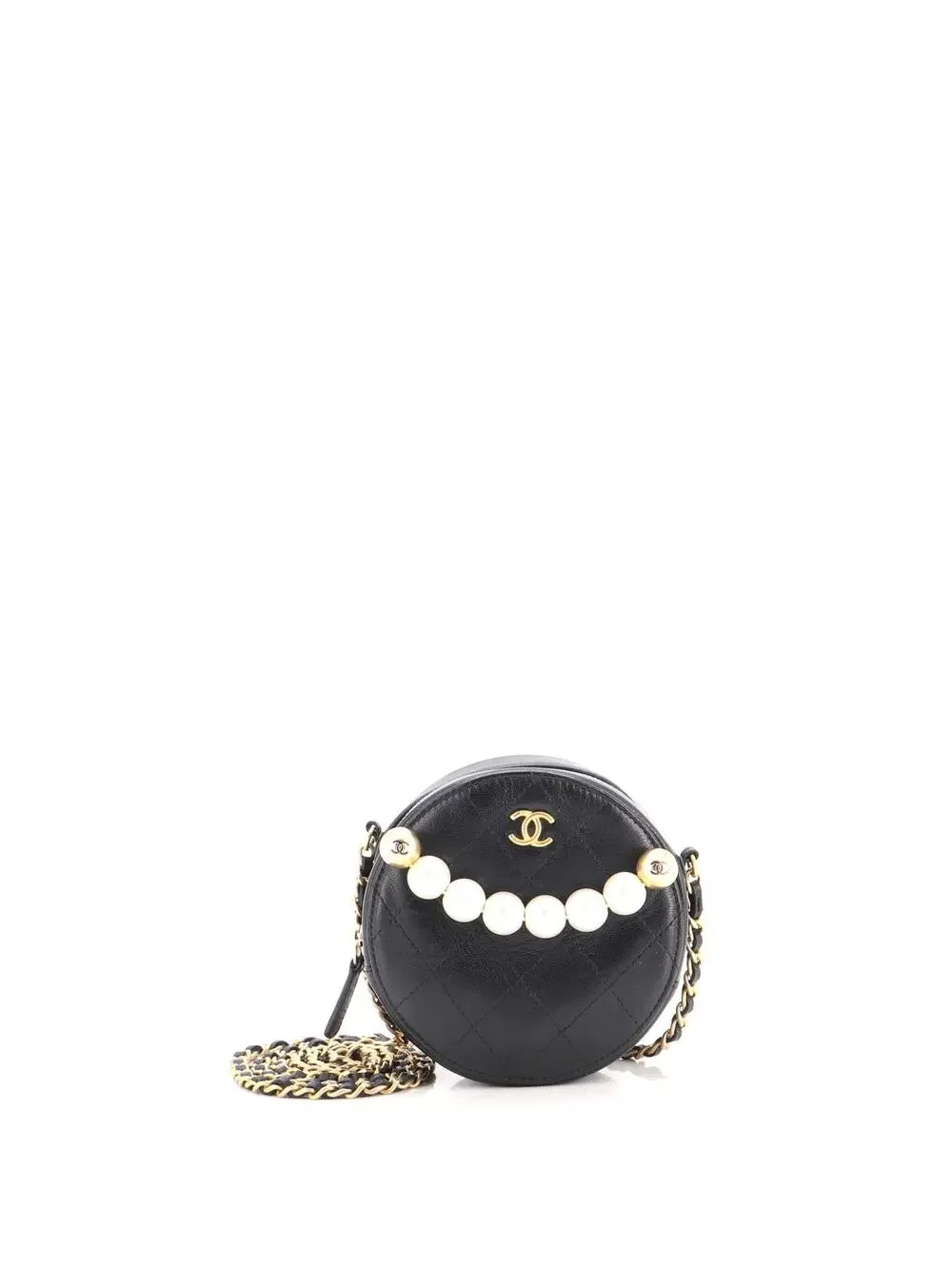 Chanel Chic Pearls Round Clutch With #321042C28B